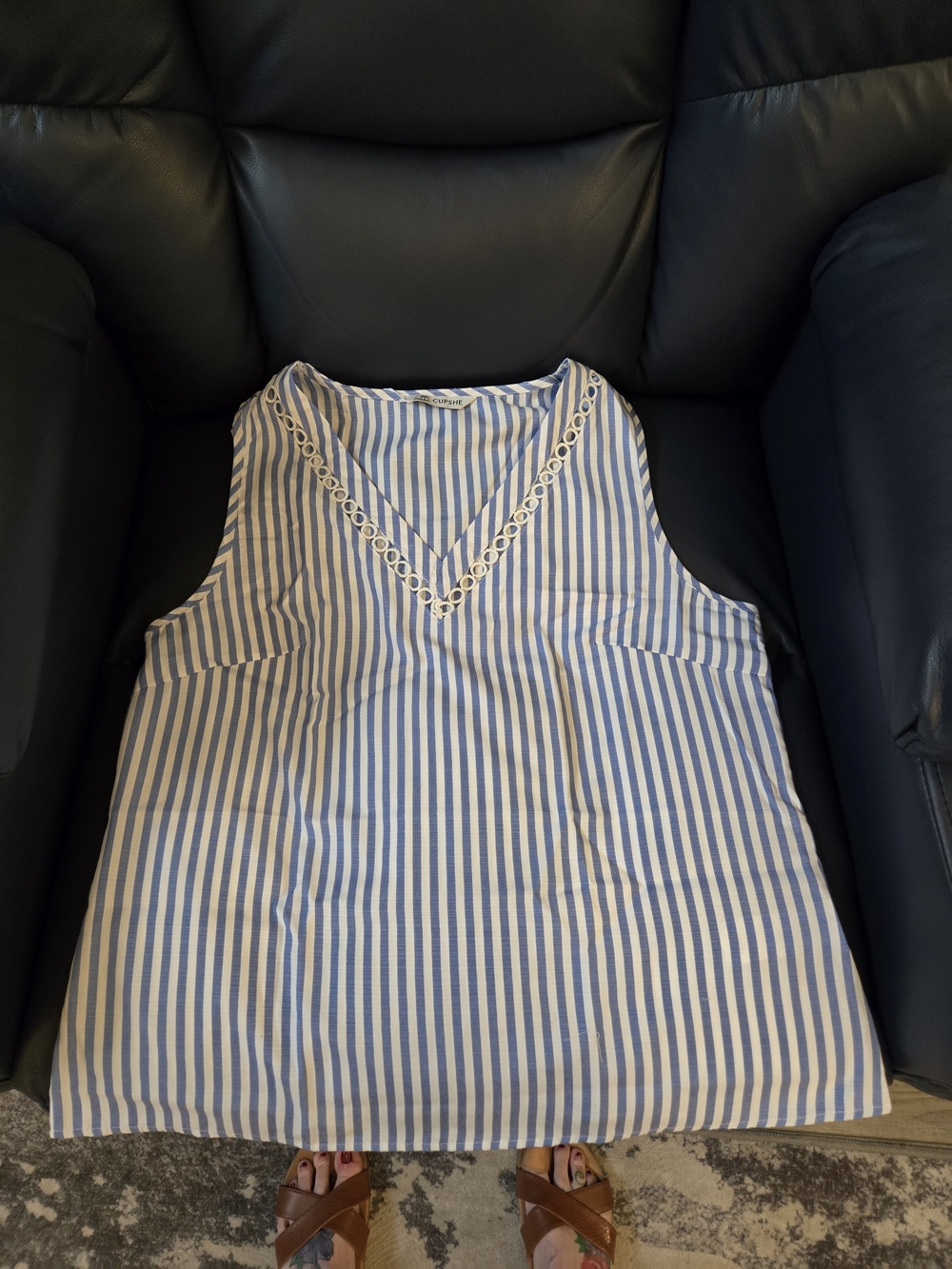 Women's Cupshe Zero Pressure Striped Top Size S